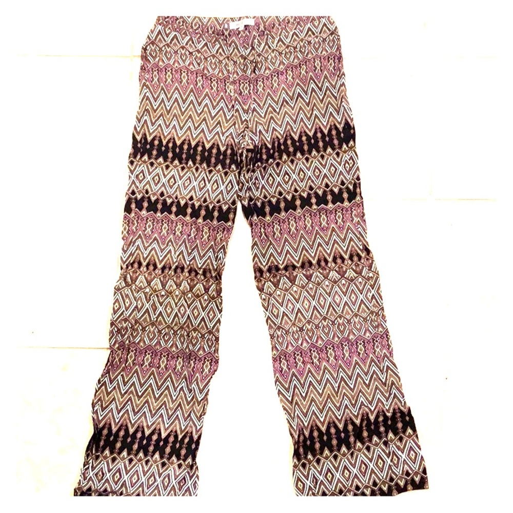 3/$15 Flowy Print Jennifer Lopez Pants